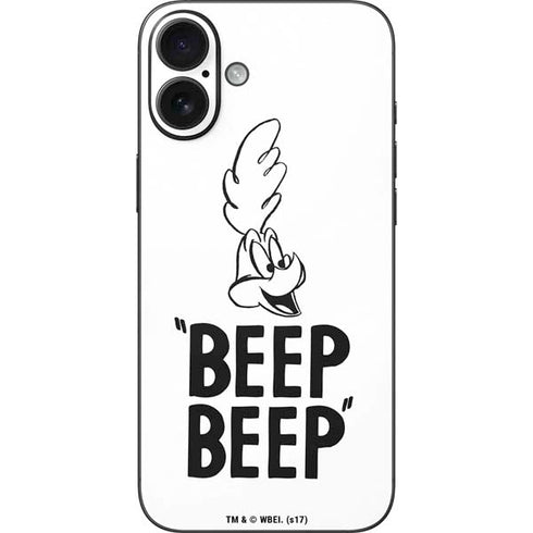 Looney Tunes Road Runner Beep Beep iPhone 16 Plus Skin